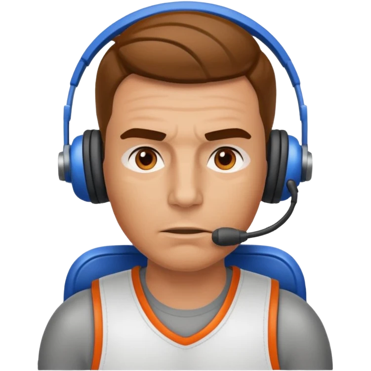 basketball coach on a rocket emoji