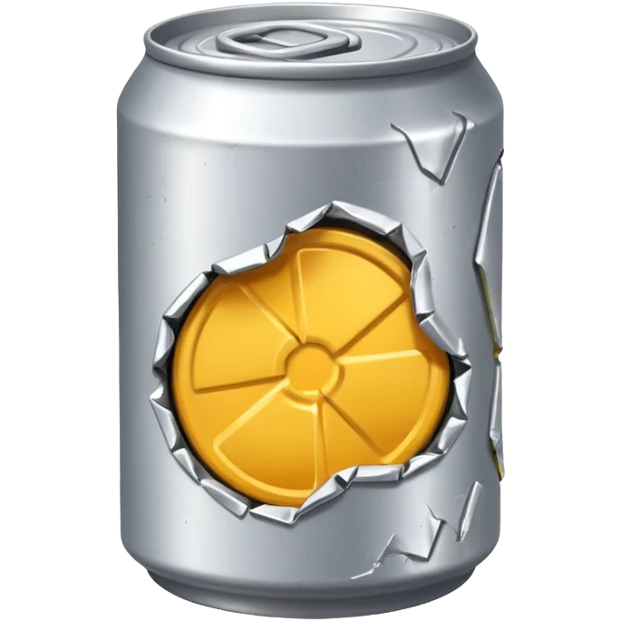 Crashed can emoji