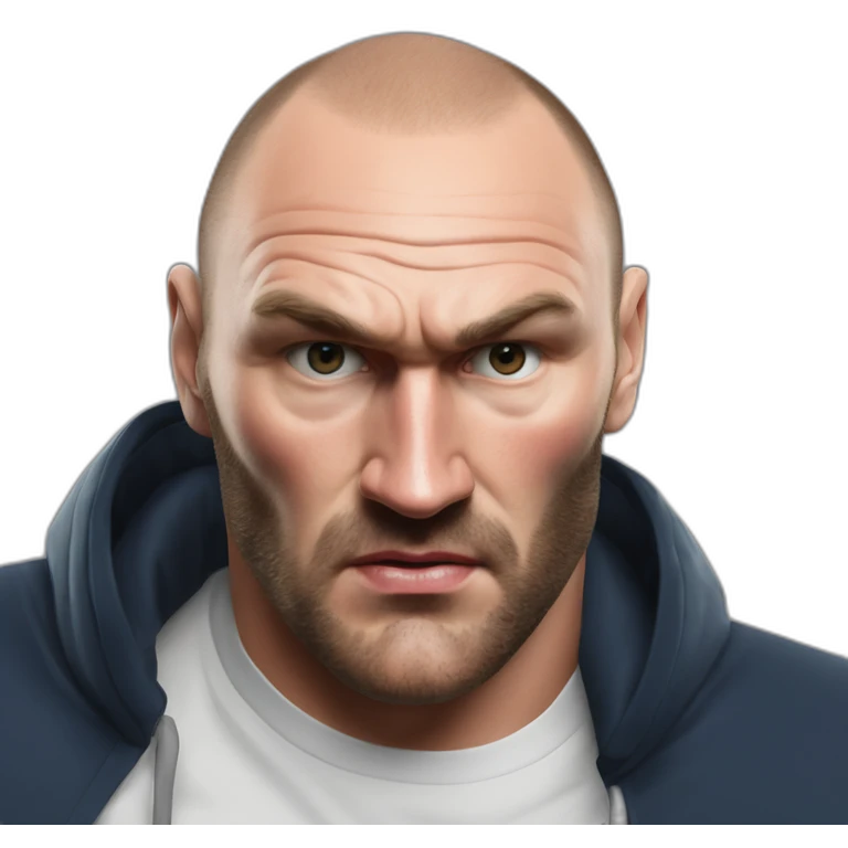Hyper realistic Tyson Fury’s father John fury emoji