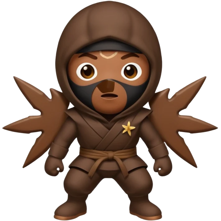Poop ninja emoji