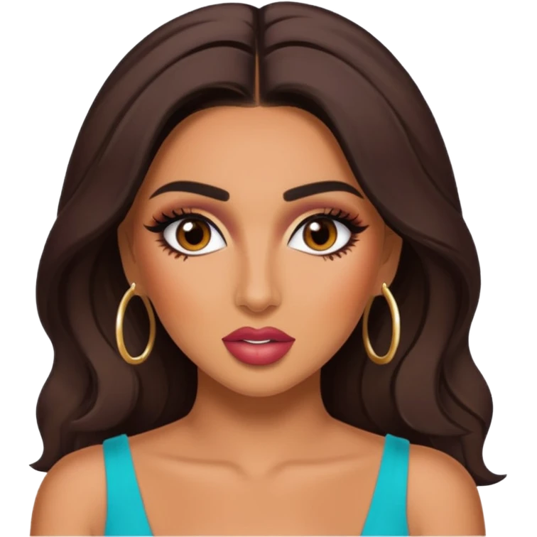 huda from love island crashout face  emoji