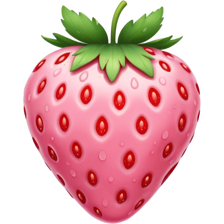 Light pink strawberry emoji