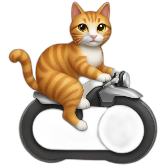 cat riding a cat emoji