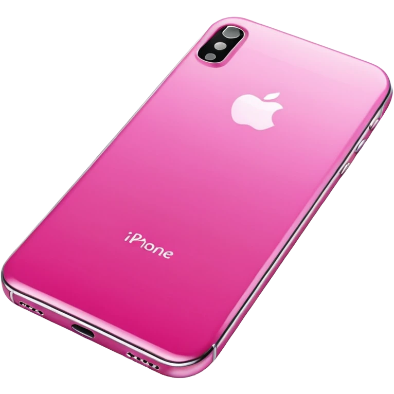 Pink iPhone  emoji