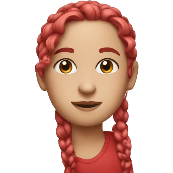 Pretty red emoji