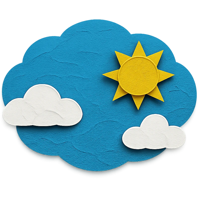 blue sky emoji