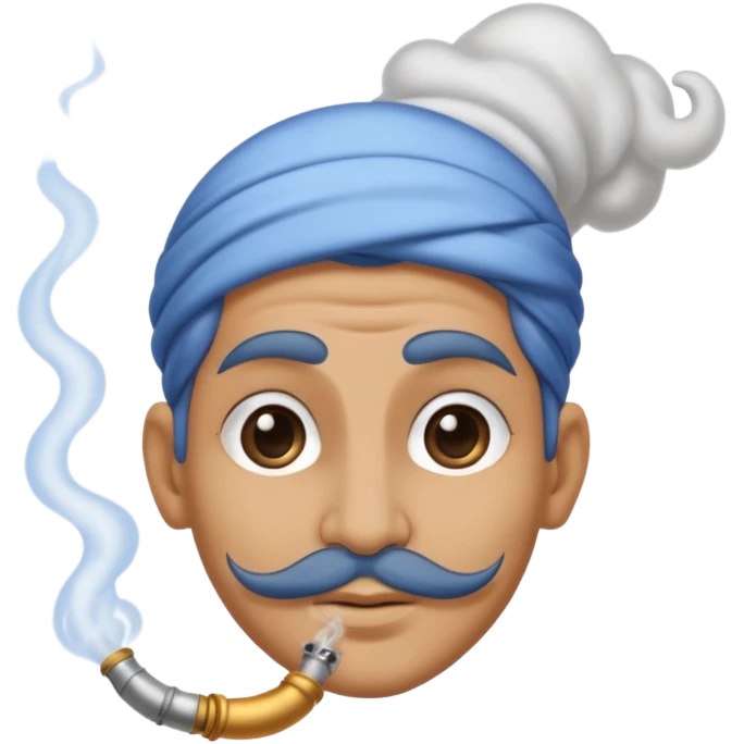 genie with smoke emoji