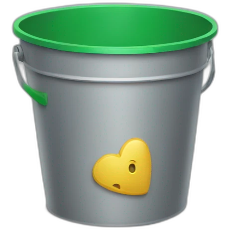 Full waste bucket  emoji