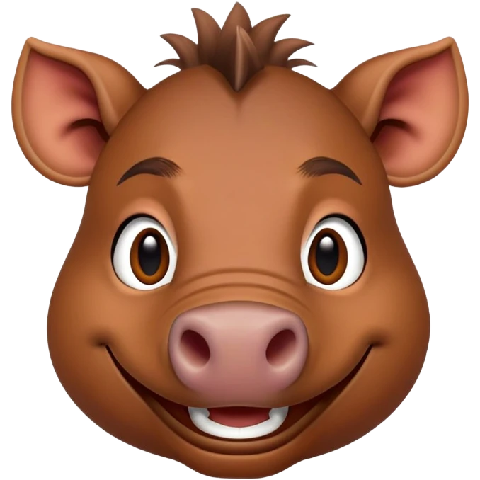 Pumba the lion king emoji
