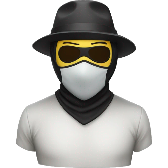 masked bandit drooling emoji