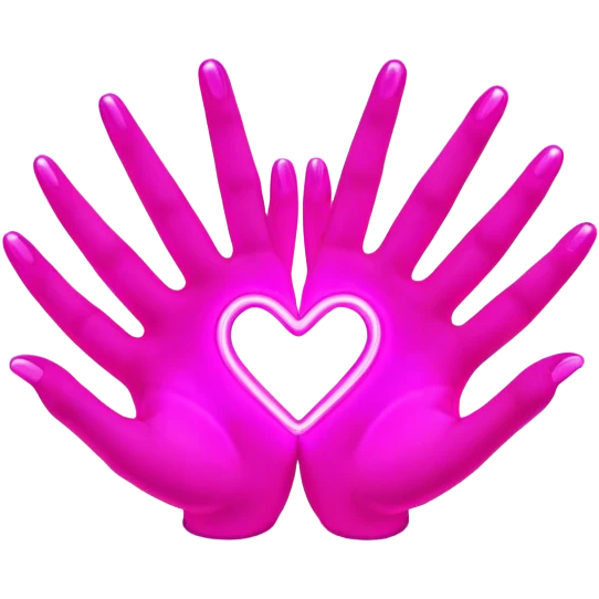 Neon cyberpunk style plumbob

heart made of female neon hands emoji