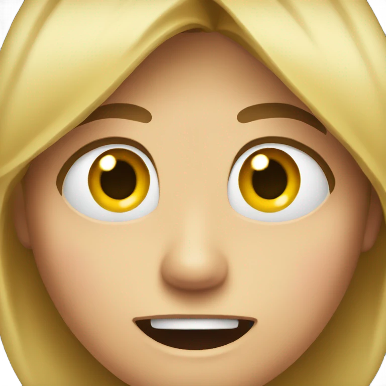 Anxious smile emoji