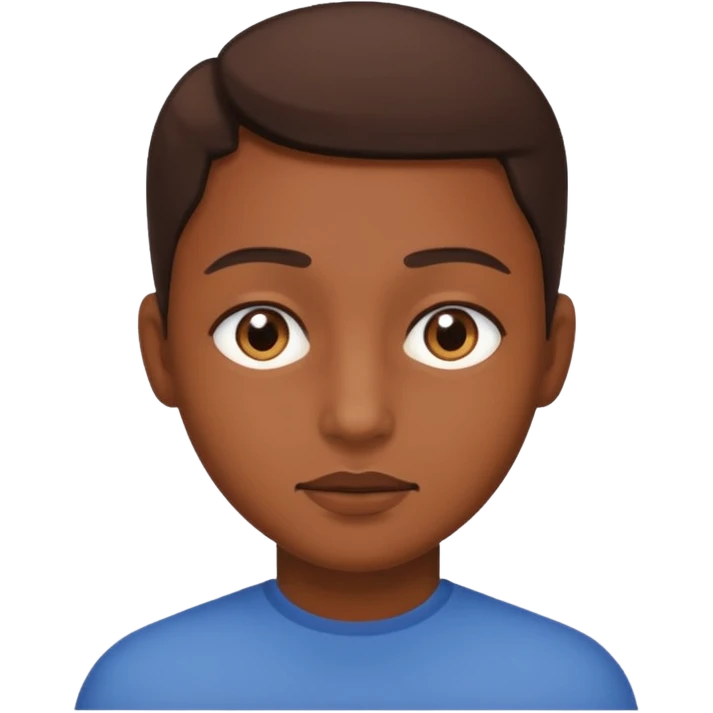 Piel morena, y ojos más achinados emoji