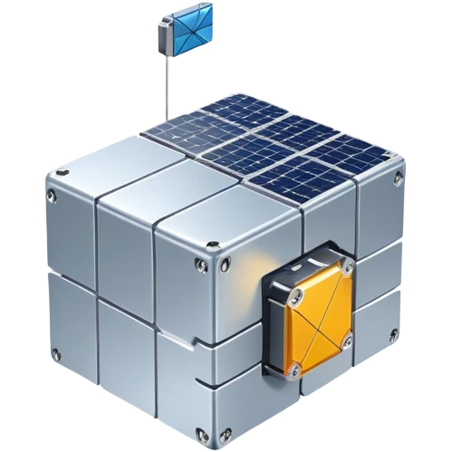 CubeSat miniature satellite emoji