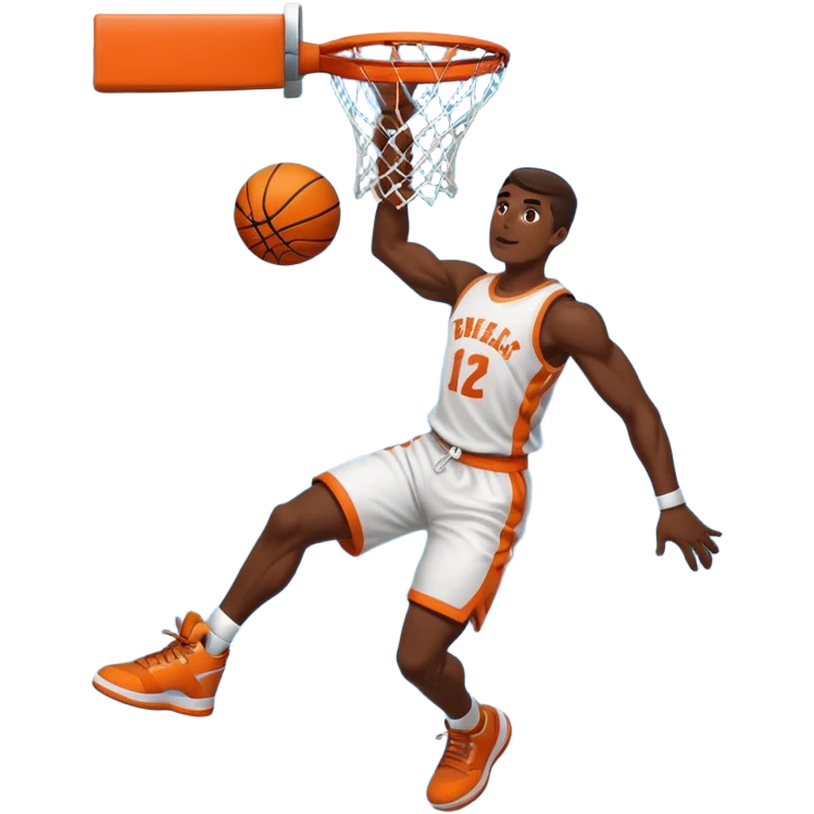 Basketball dunk  emoji