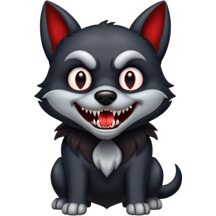 vampire dog emoji