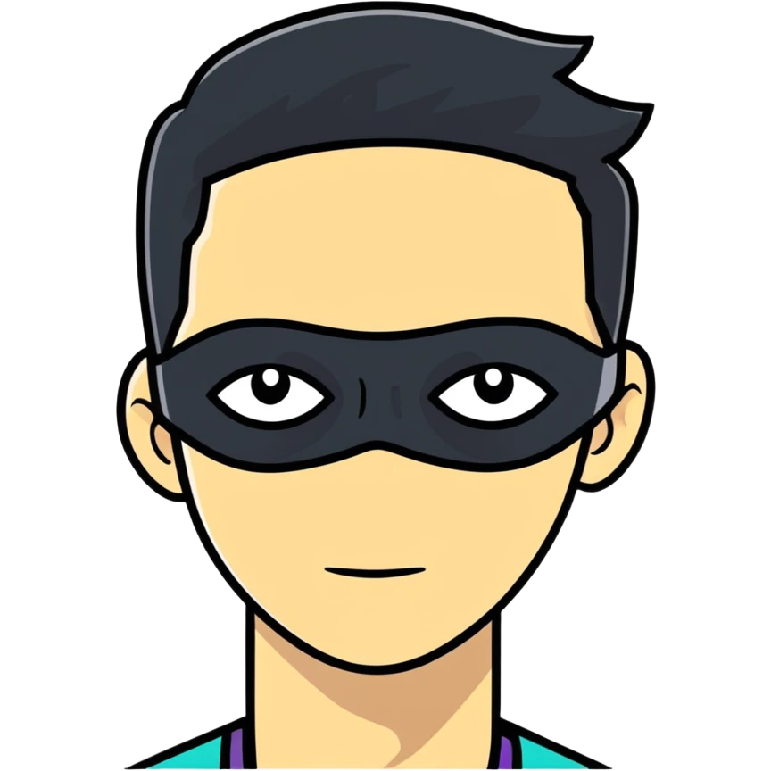 a man with one eye covered emoji