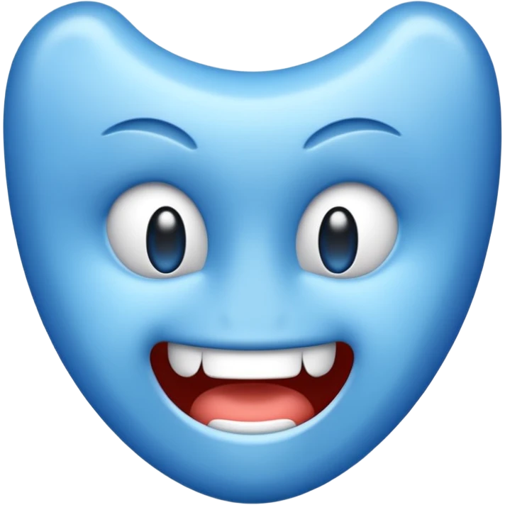 diş mavi  emoji