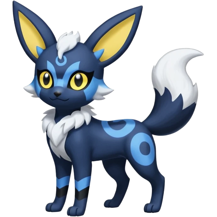 Meowstic-Umbreon-Absol-fusion (full body) emoji