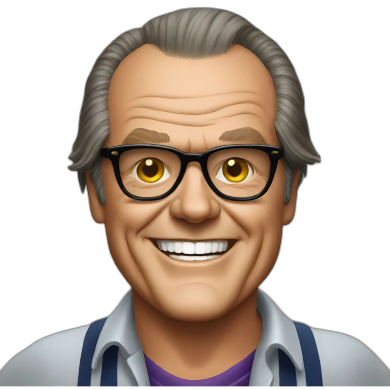 Jack Nicholson they shinening emoji