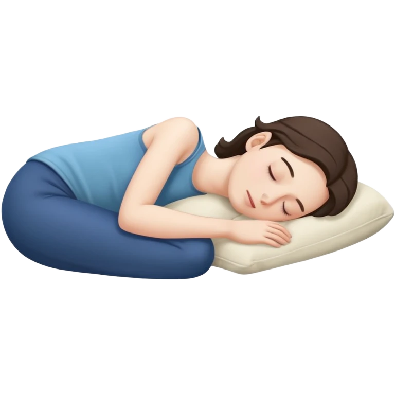 person sleeping on their back emoji