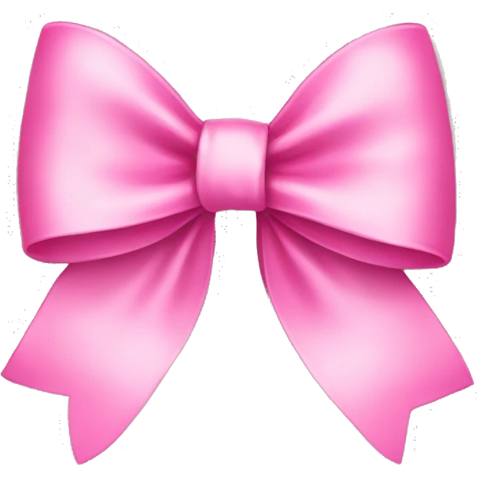 Pink bow emoji