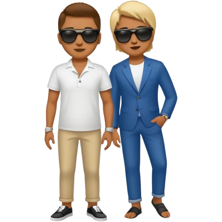 full body famous singer wearing sunglasses emoji