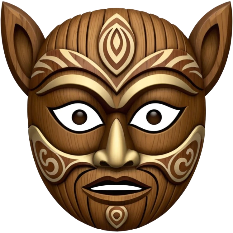 tribal mask emoji