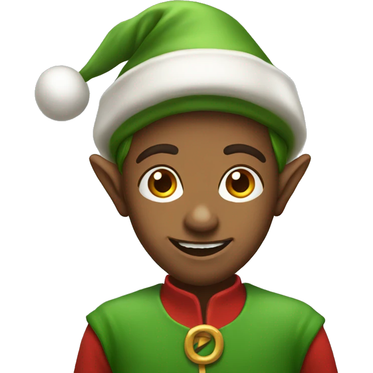 Christmas elf emoji