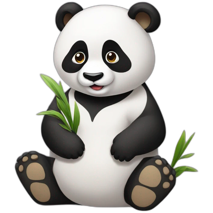 panda tien un groscoeur emoji