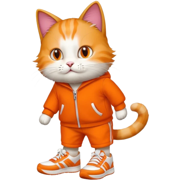 Gato con tenis emoji