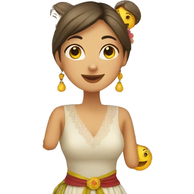 Women in the feria  emoji