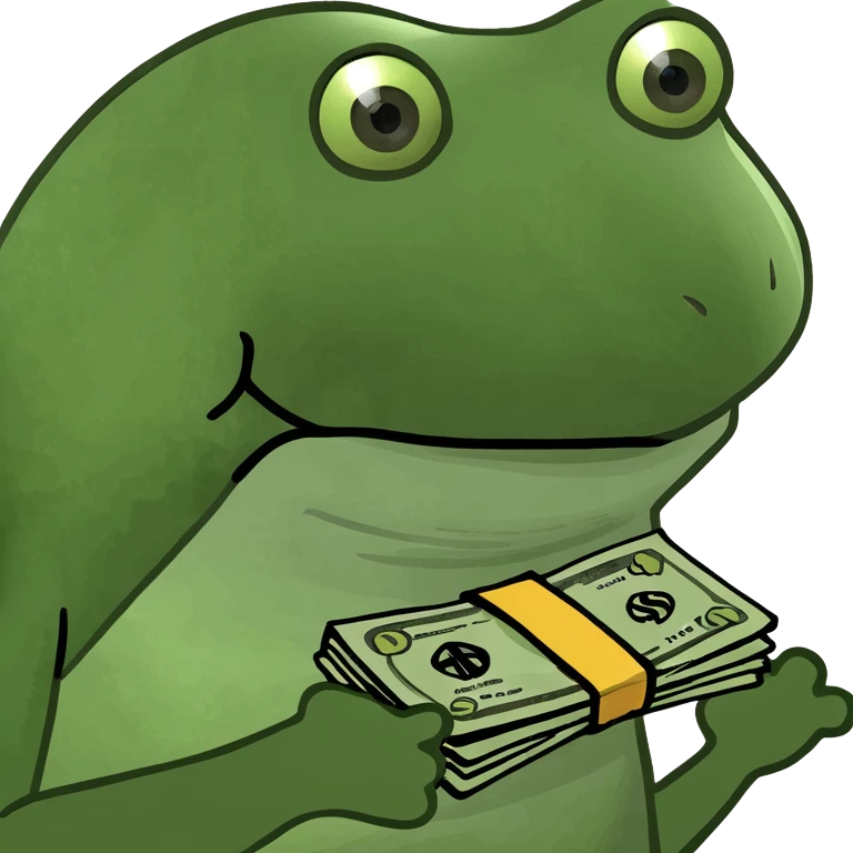 Money blue emoji