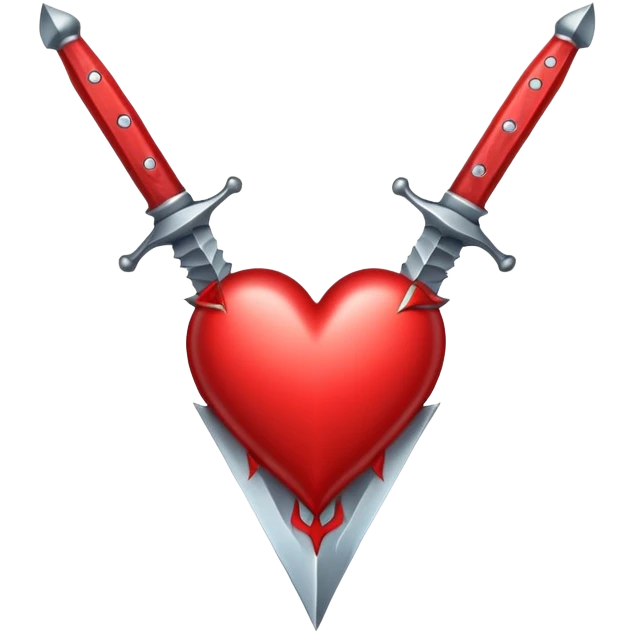 Corazon con puñales emoji