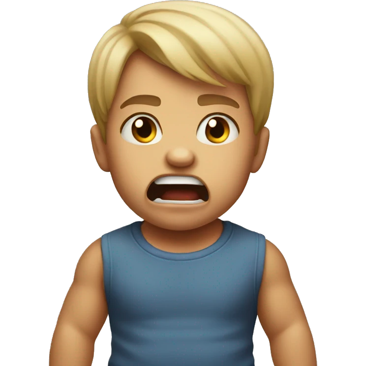 furious toddler emoji