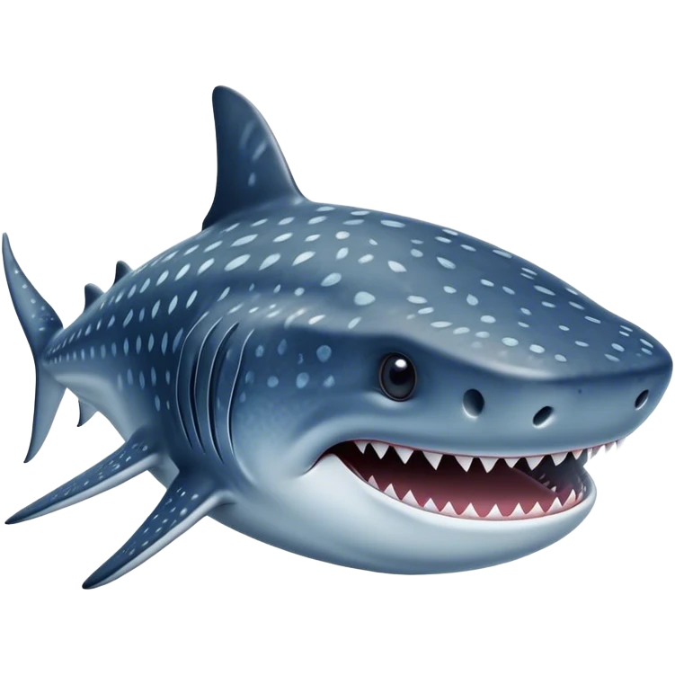 whale shark with no teeth emoji