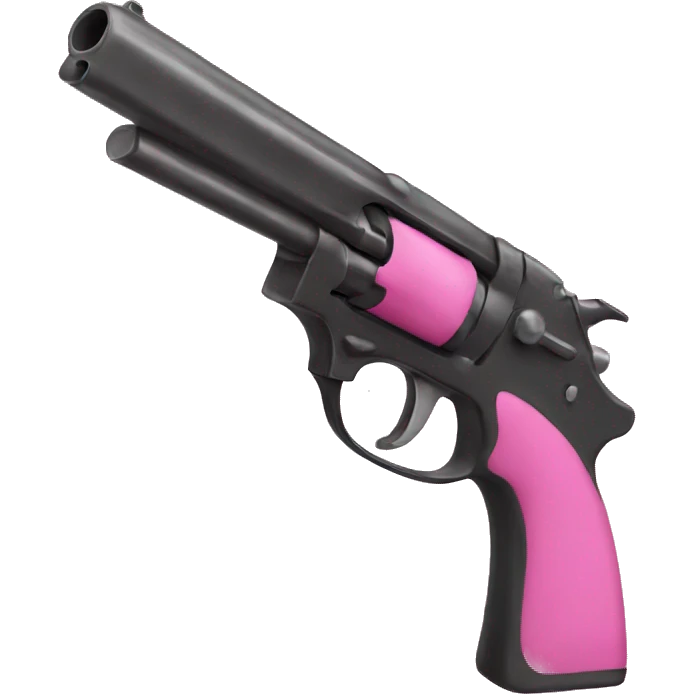 Pink gun emoji