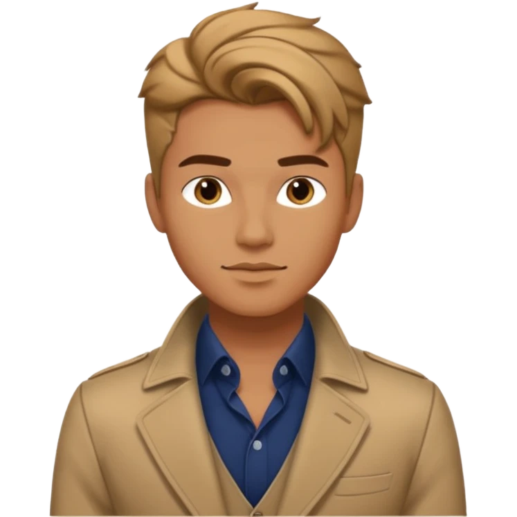 male fashion model emoji