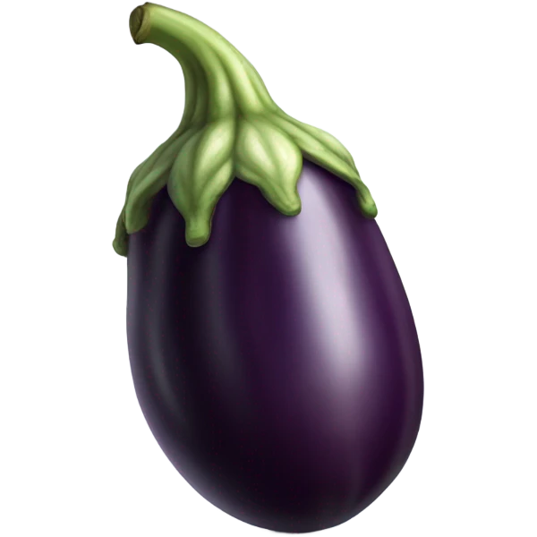 Veiny egg plant  emoji