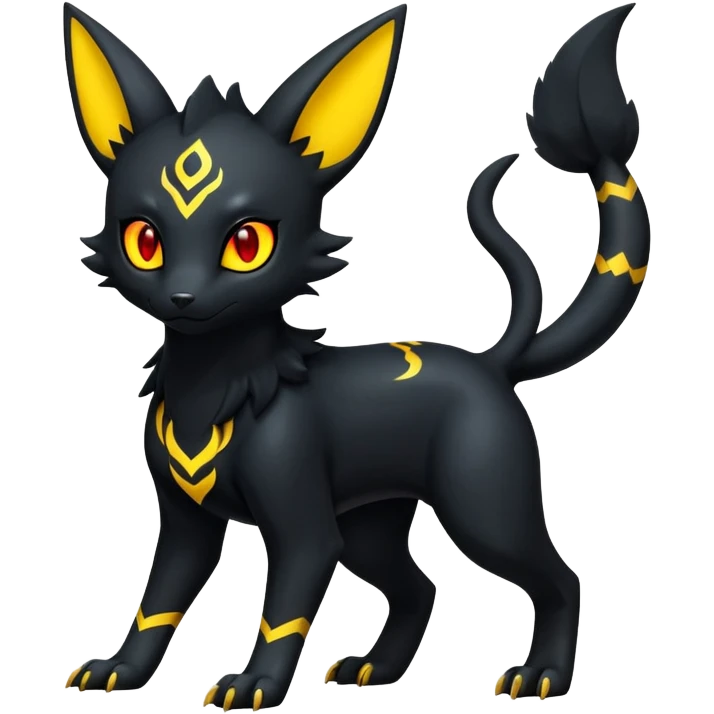 Salandit-Umbreon-Litten-Hybrid (Full body) emoji