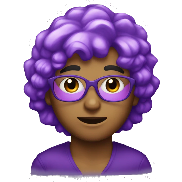 purple cristal emoji