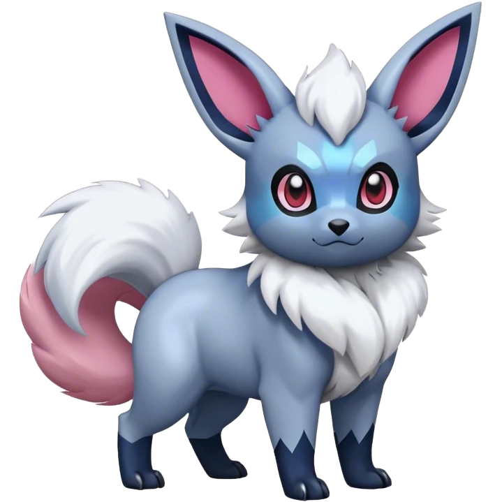 Epic Shiny Cool Cute Kawaii Eevee-Absol-Zorua-Pokemon Full Body emoji