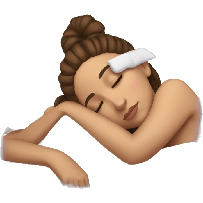 Ariana Grande sleeping emoji