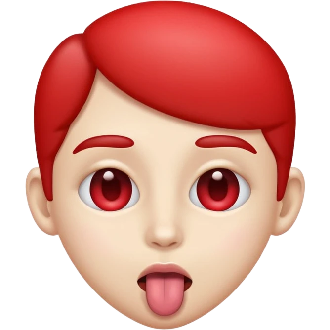 heart eyes with tongue sticking out  emoji