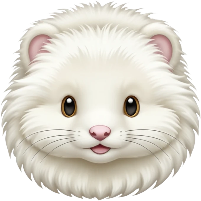 white mink emoji
