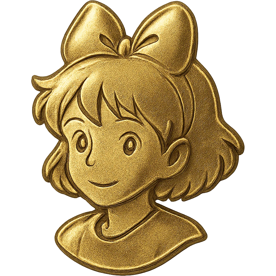 gold metallic shiny icon emoji