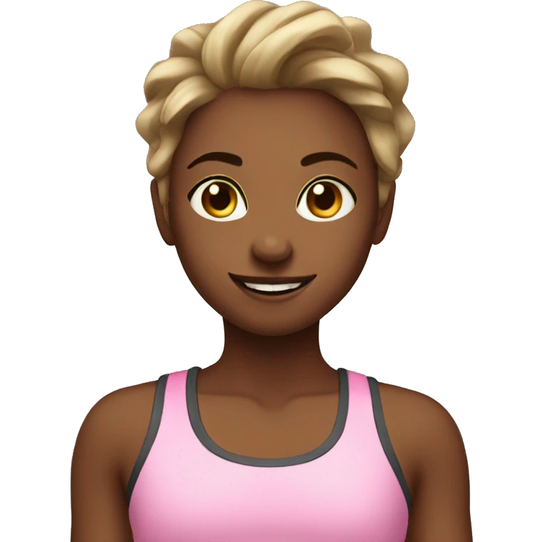 Workout girly emoji