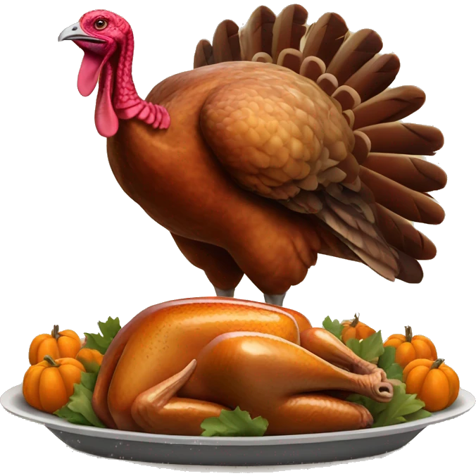 Thanksgiving turkey emoji