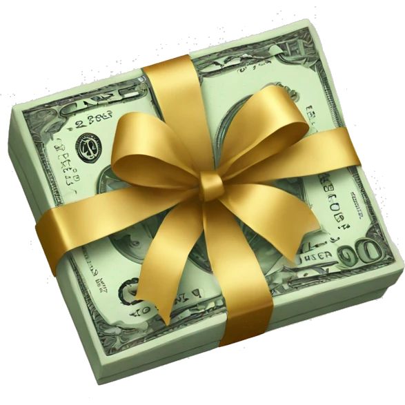 Money as a gift emoji