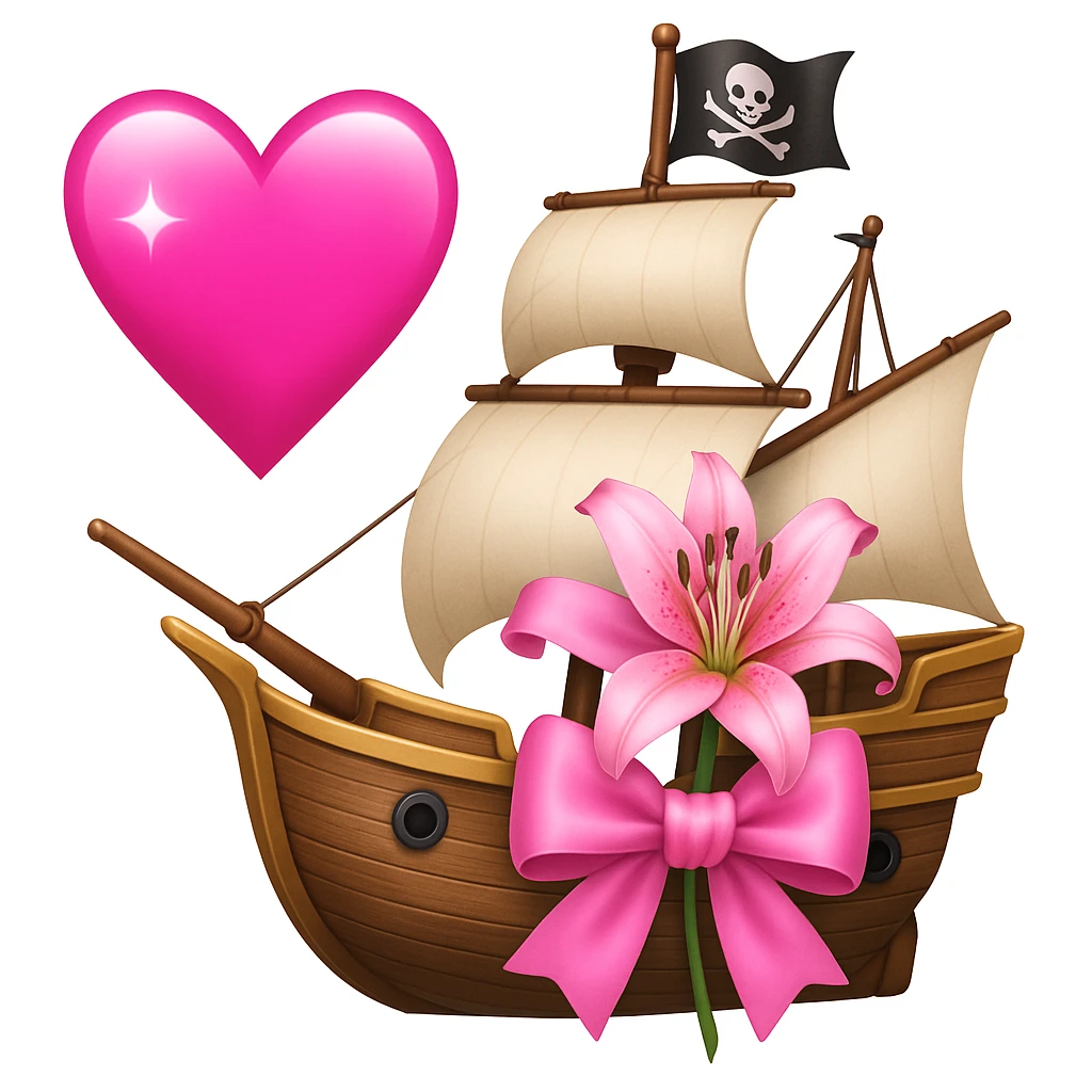 pirate ship emoji